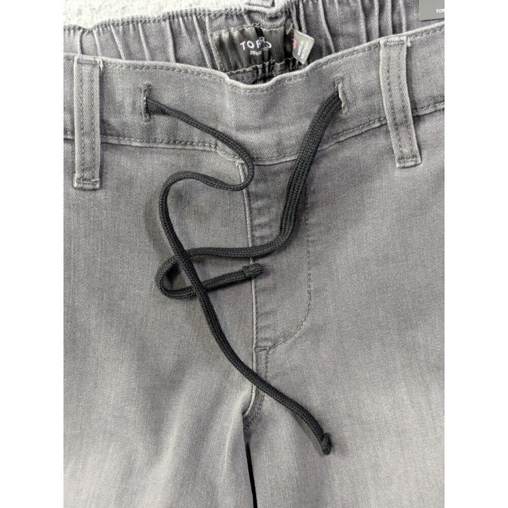 Torrid Crop Pull On Boyfriend Straight Pants Womens M/L 10 Medum/Large Gray - Picture 13 of 16